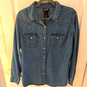 Wrangler Western Snap Shirt Women’s Large